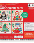 Festive Friends Set of 4 Wood Puzzles