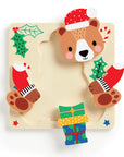 Festive Friends Set of 4 Wood Puzzles