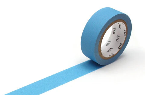 Matte Light Blue Washi Tape by MT Kamoi Kakoshi