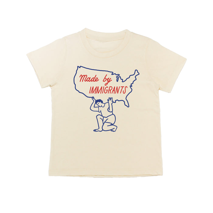 The Kira Shop X Mochi Kids Made By Immigrants Baby + Kids + Adults Tee PREORDER B3