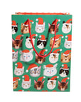 Meowy Holiday Gift Bag by Carolyn Suzuki