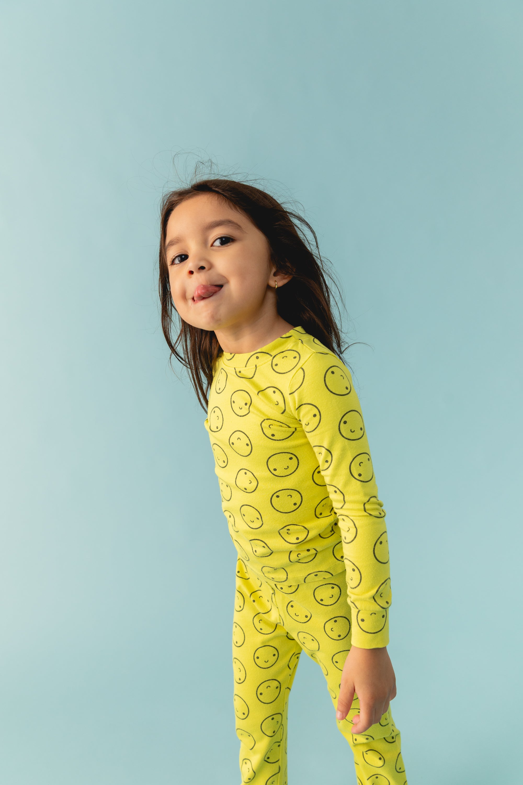 SALE Imperfect Yellow Sunshine Long Sleeve Happy Pajamas
