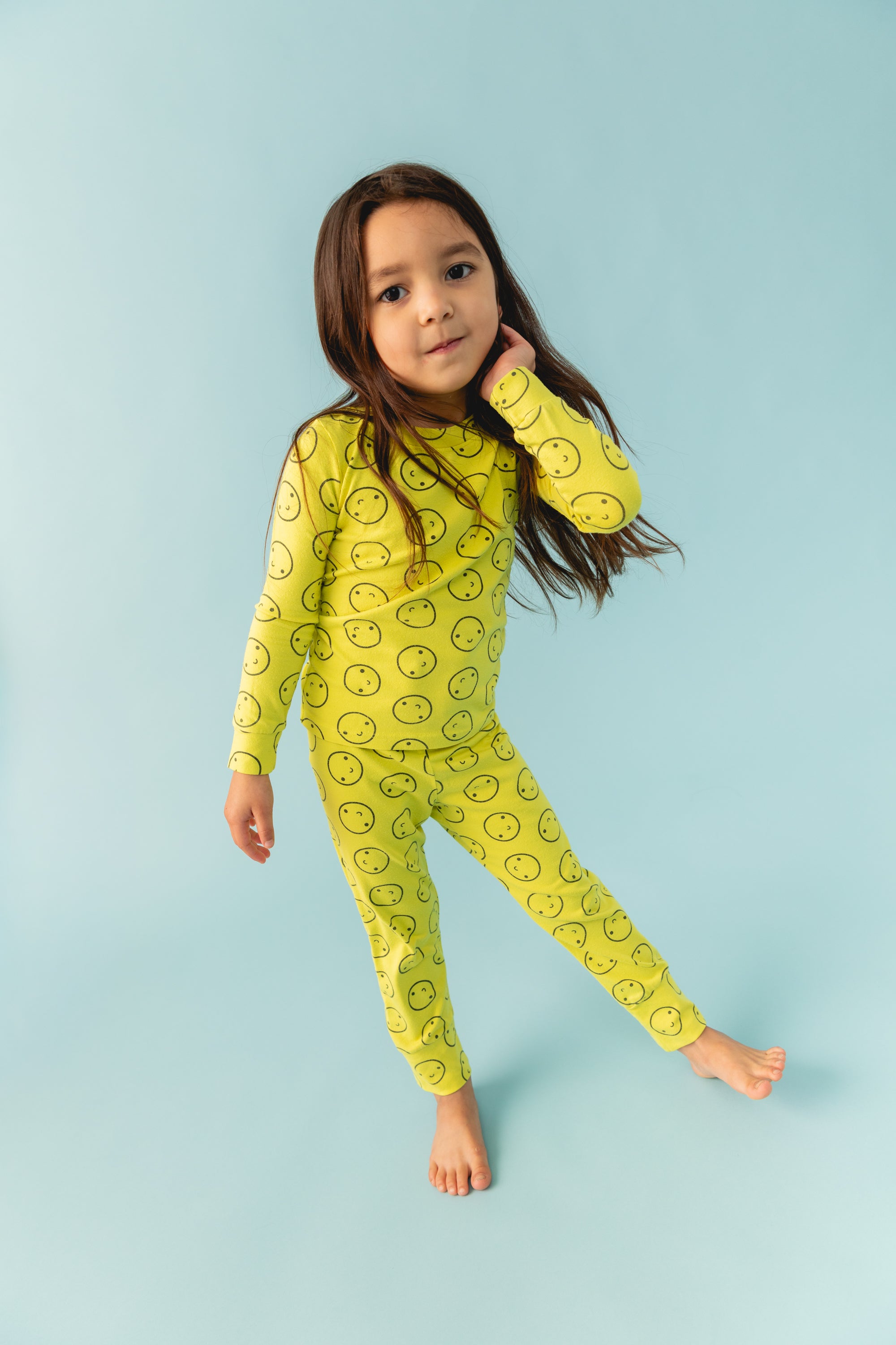 SALE Imperfect Yellow Sunshine Long Sleeve Happy Pajamas