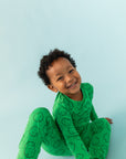 Green Sprout Long Sleeve Happy Pajamas