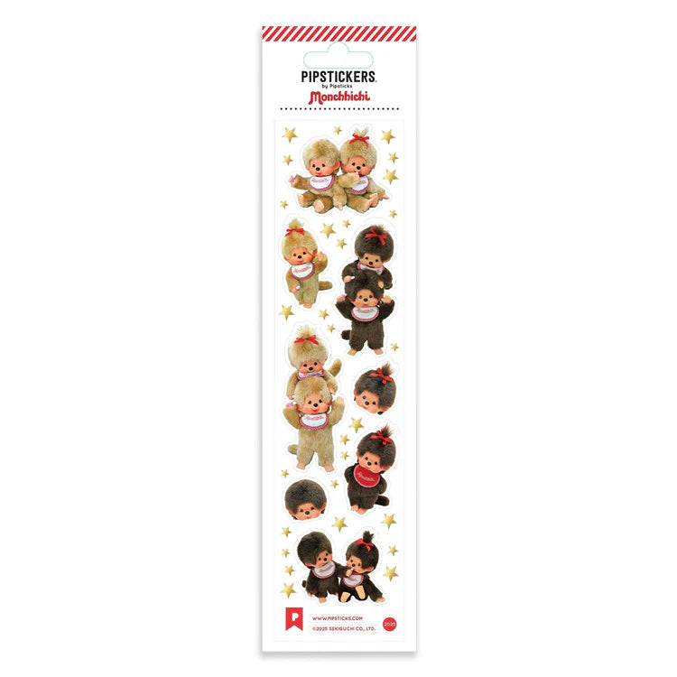 Monchhichi Cuddles Sticker Sheet