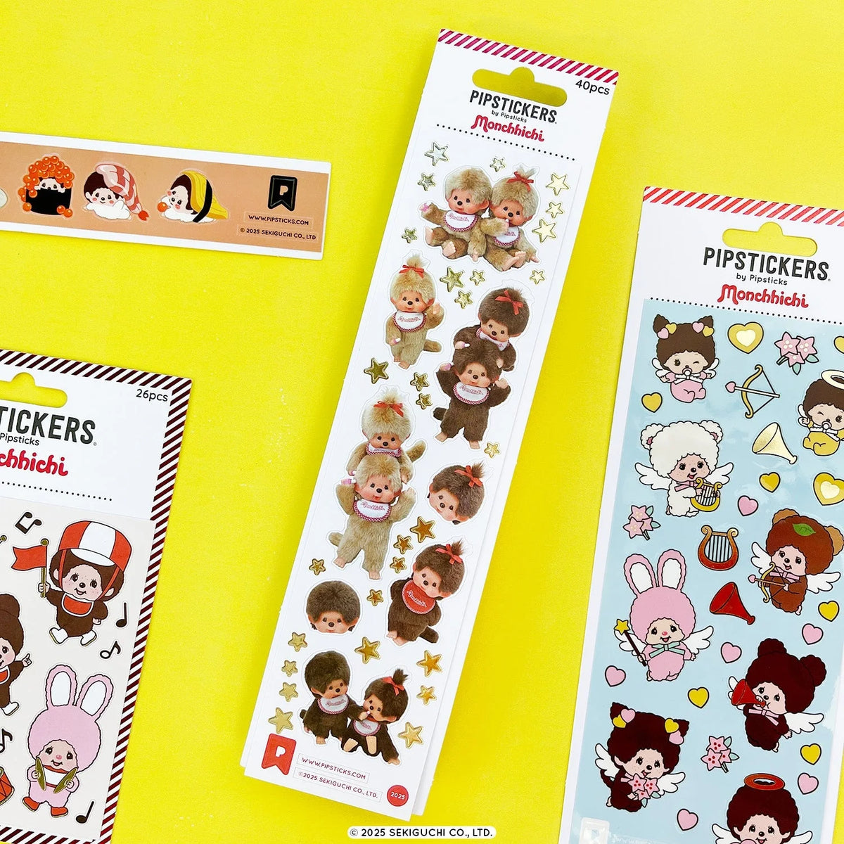 Monchhichi Cuddles Sticker Sheet