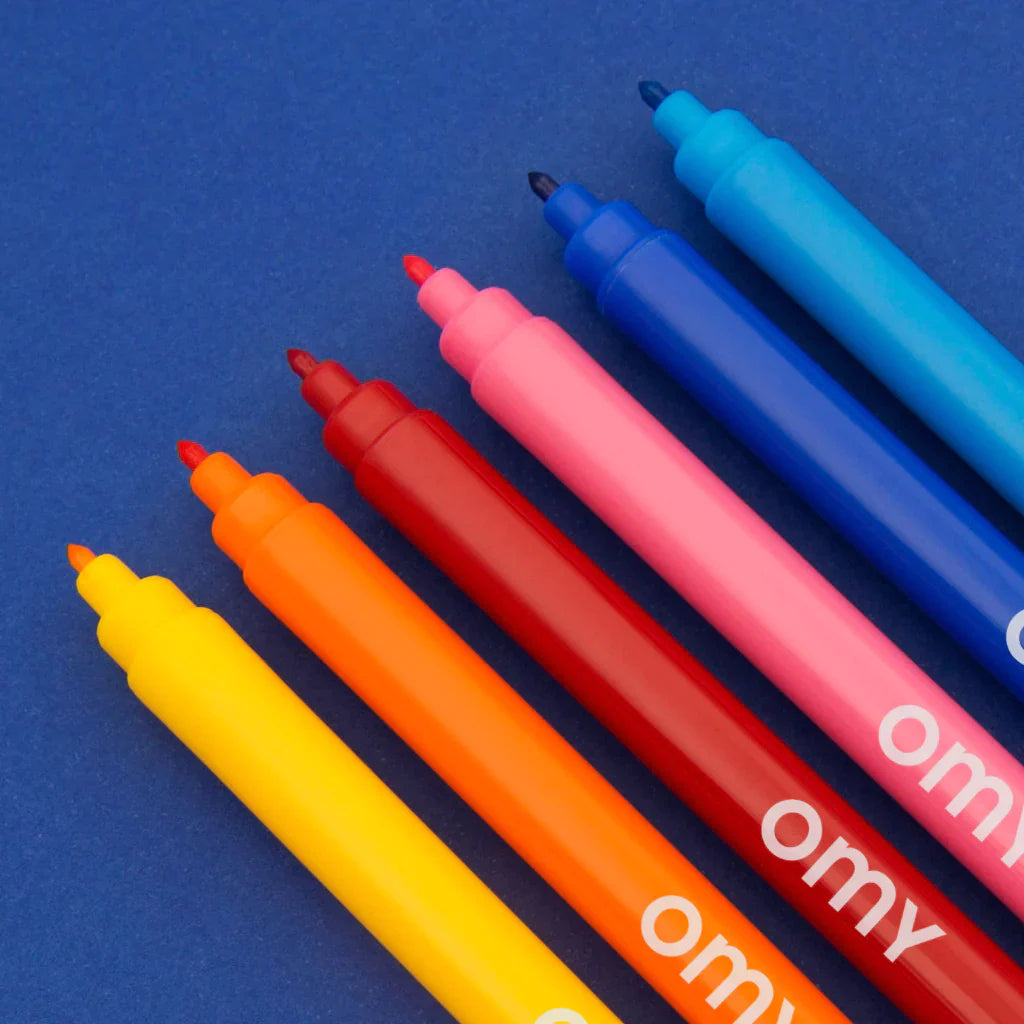 16 Ultra Washable Markers by Omy
