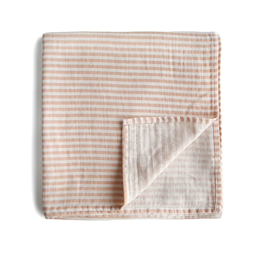 Organic Cotton Muslin Swaddle Blanket by Mushie