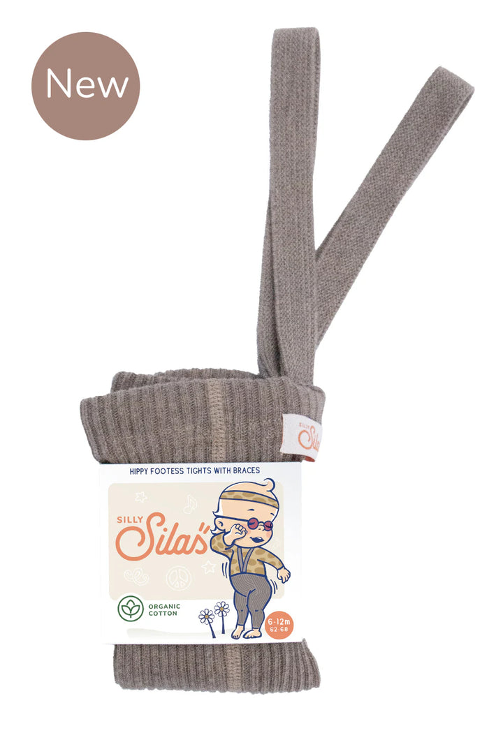 Hippy Cocoa Blend Footless Tights by Silly Silas