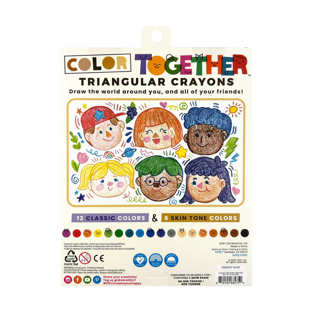 Color Together Triangular Crayons by Ooly