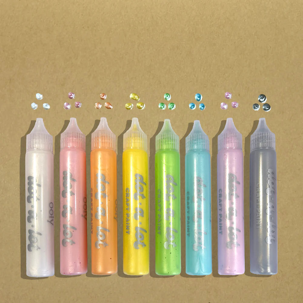 Dot-A-Lot Dimensional Craft Paint - Pearlescent by Ooly
