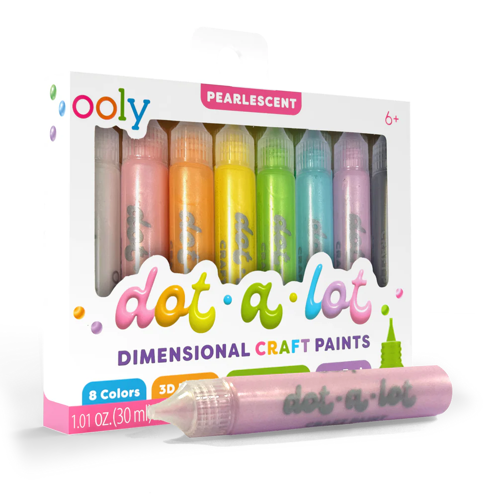 Dot-A-Lot Dimensional Craft Paint - Pearlescent by Ooly