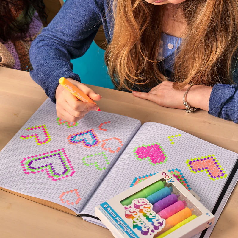 Heart Pops: Neon Highlighters By Ooly