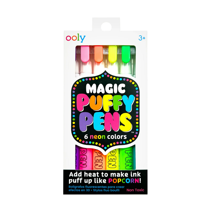Magic Neon Puffy Pens by Ooly