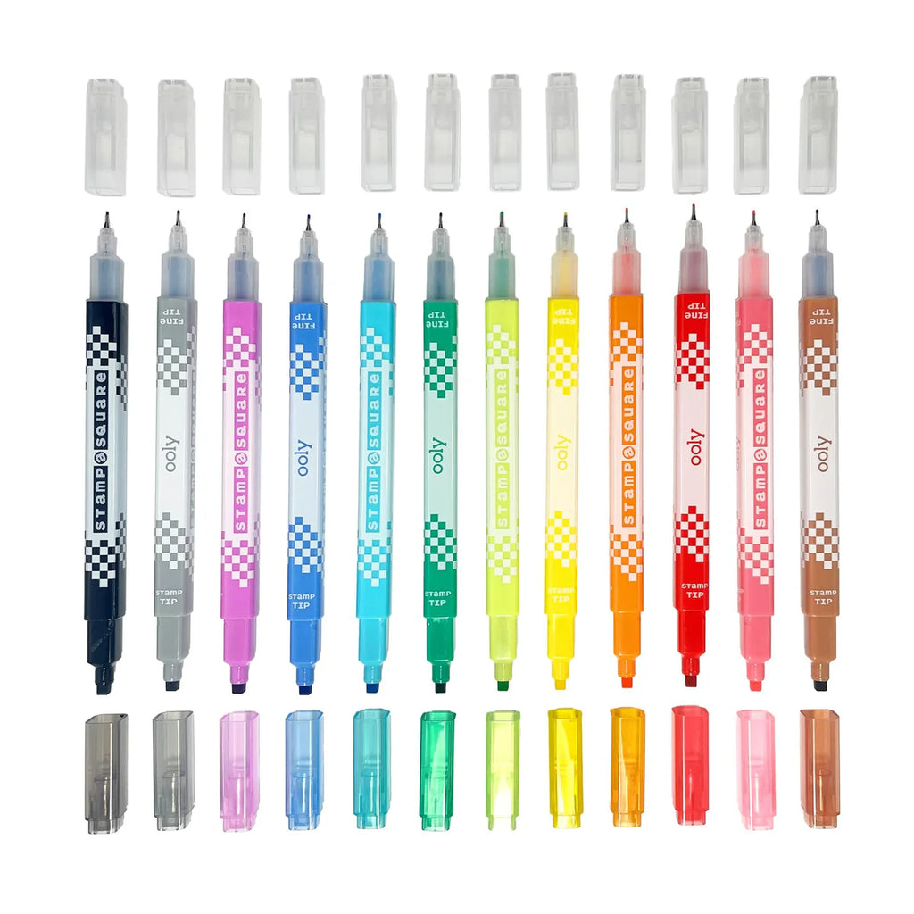 Stamp-A-Square Markers by Ooly