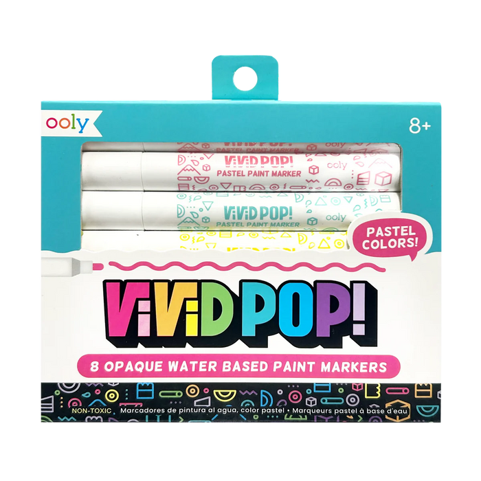 Pastel Vivid Pop! Water Based Paint Markers by Ooly