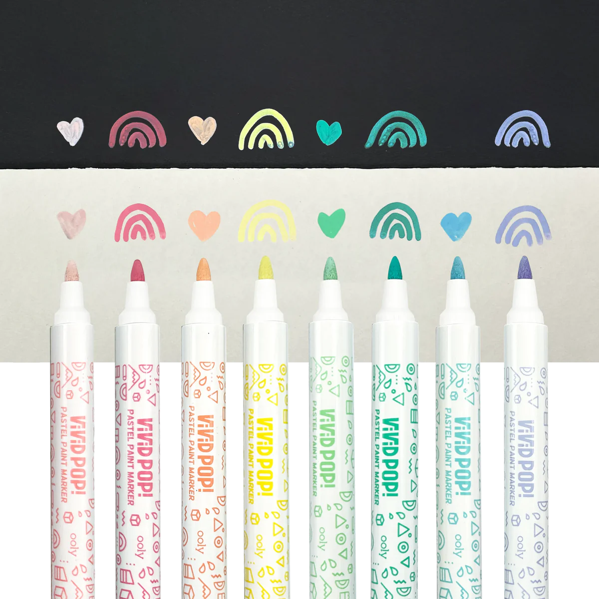 Pastel Vivid Pop! Water Based Paint Markers by Ooly