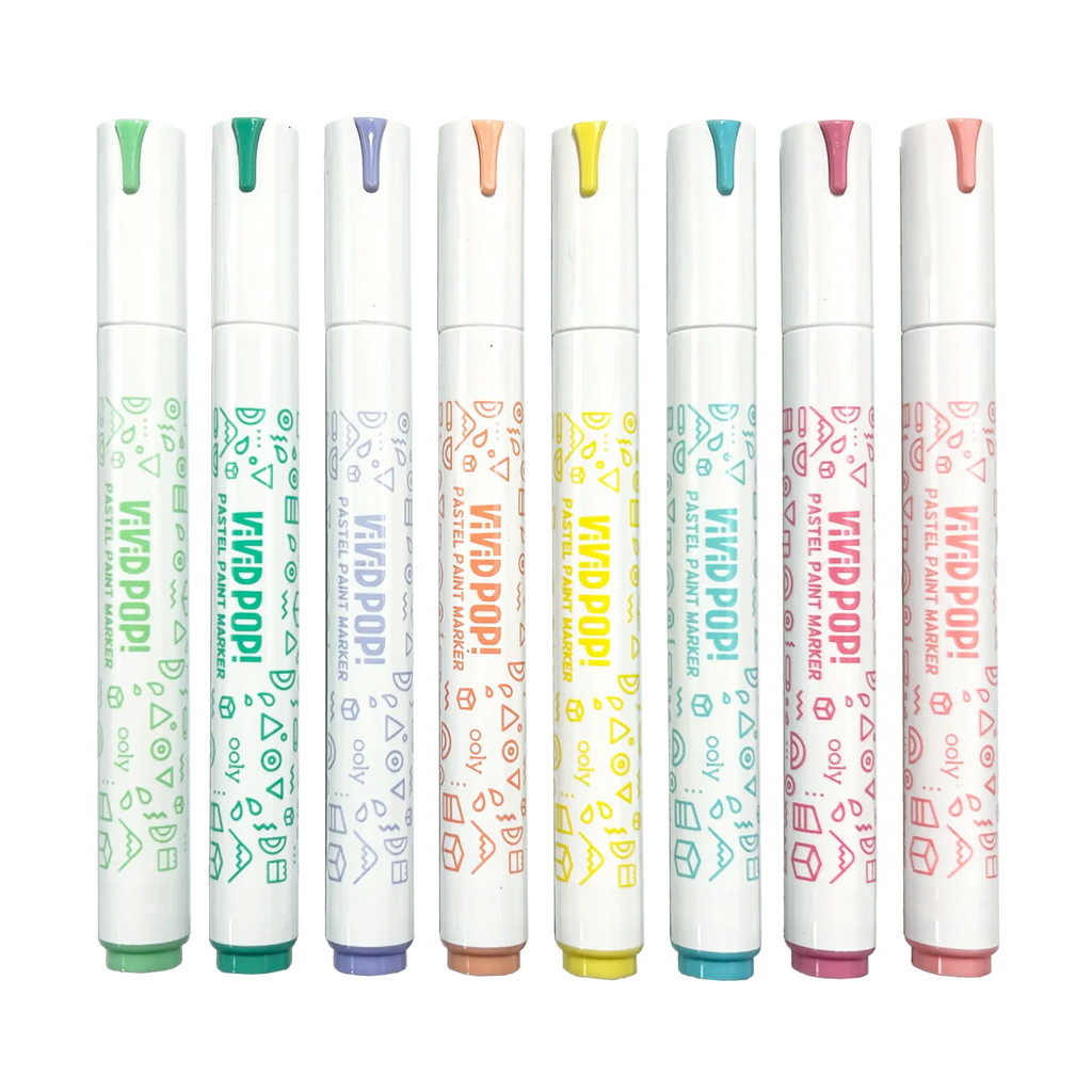 Pastel Vivid Pop! Water Based Paint Markers by Ooly