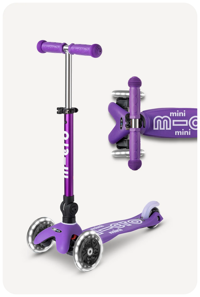 Micro Mini Foldable Scooter - LED Wheels by Micro Kickboard