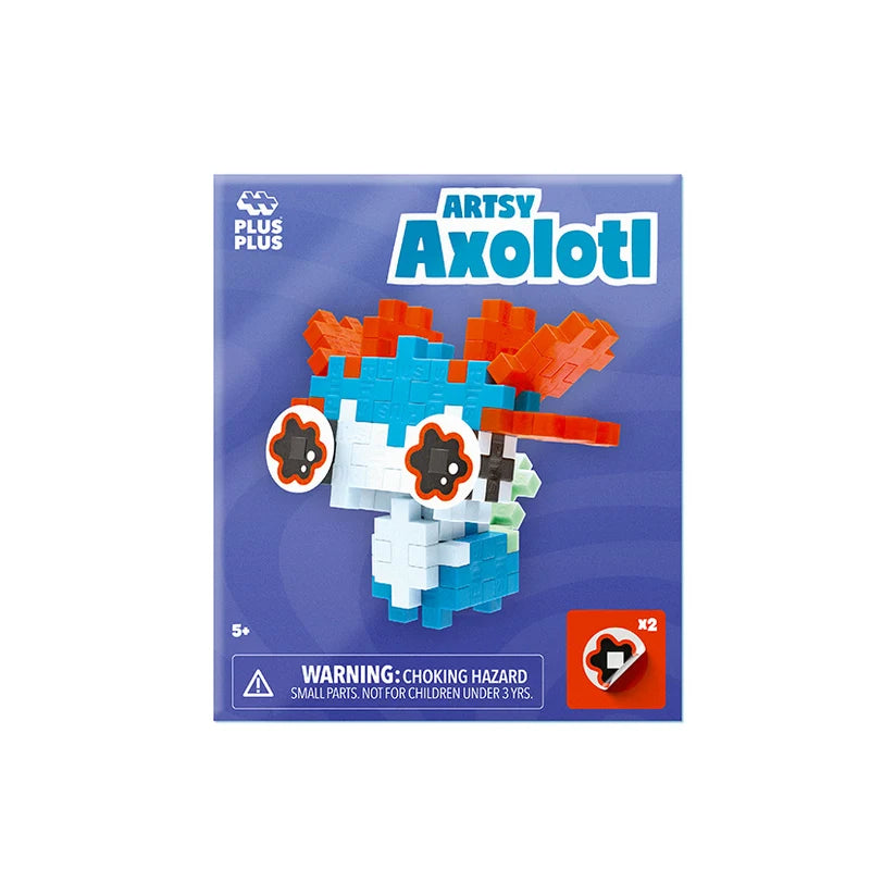Artsy Blue Axolotl Puzzle Packet