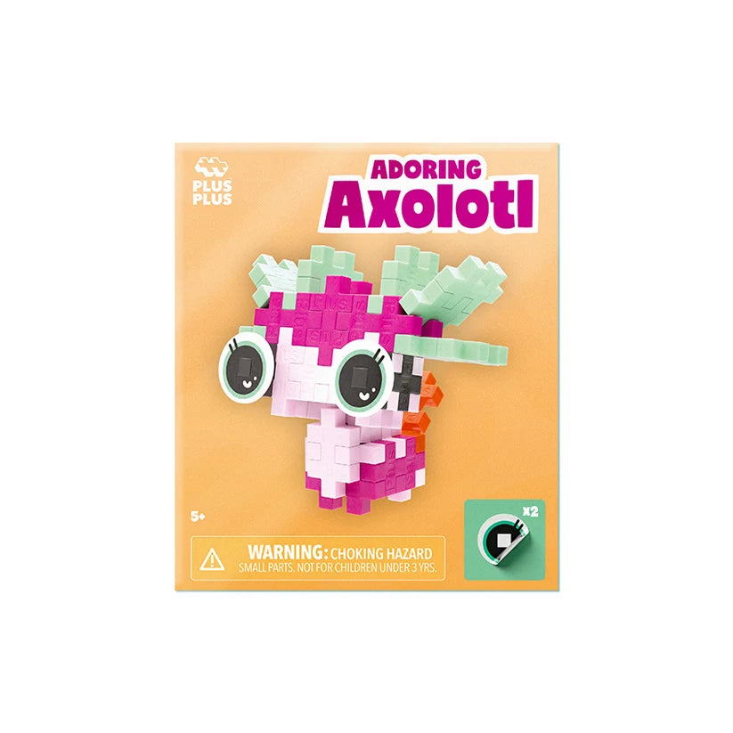 Adoring Pink Axolotl Puzzle Packet