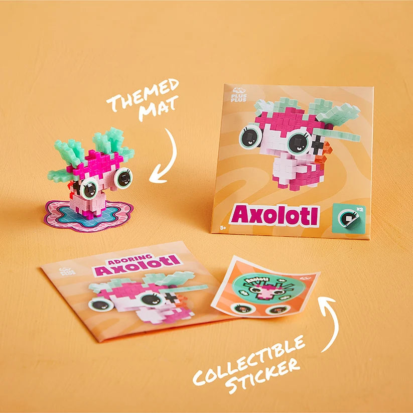 Adoring Pink Axolotl Puzzle Packet