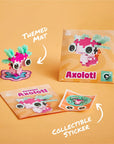 Adoring Pink Axolotl Puzzle Packet