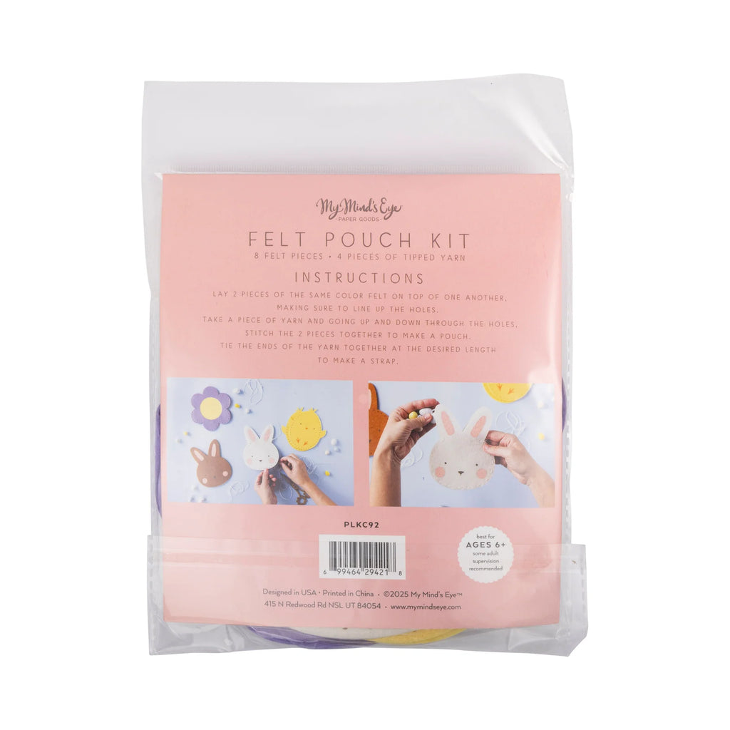 SALE Easter Felt Pouch Kit by My Mind's Eye