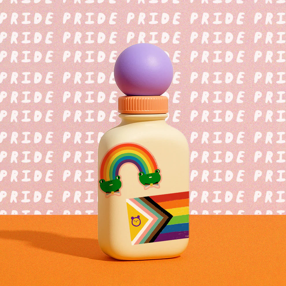 Rainbow Flag Pride Sticker by Carolyn Suzuki