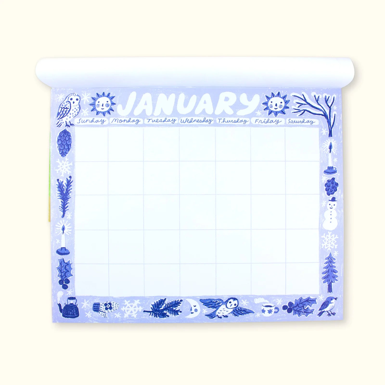 Giant Sheet Calendar by Phoebe Wahl