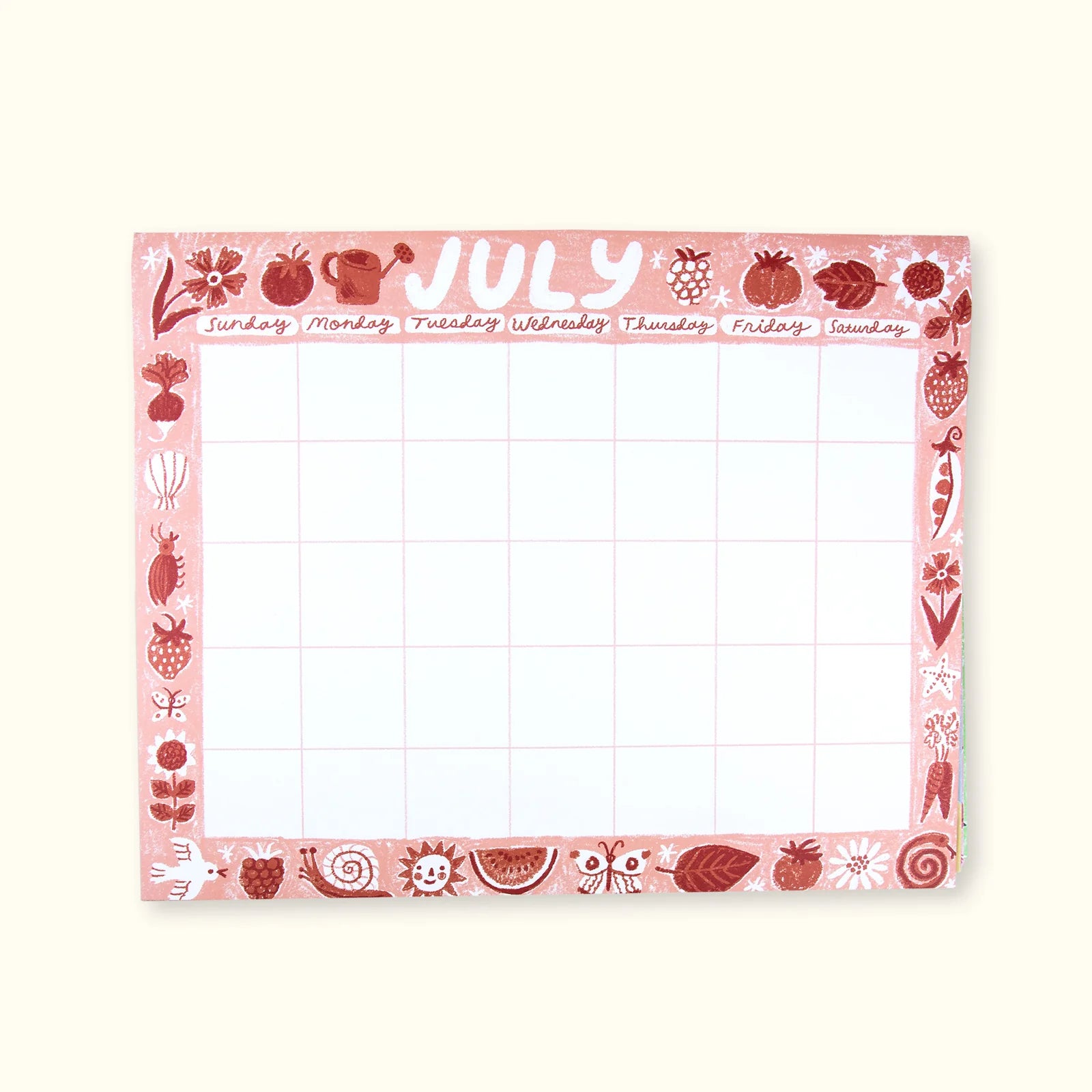 Giant Sheet Calendar by Phoebe Wahl