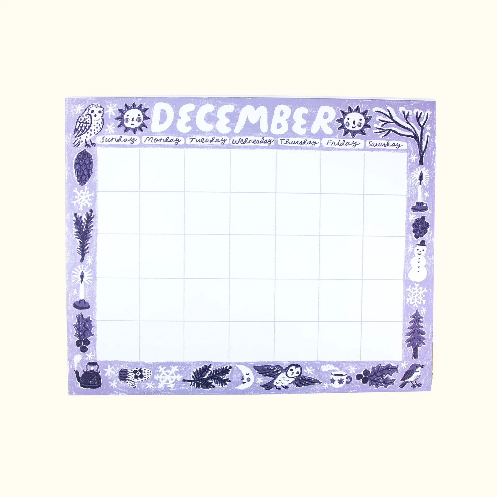Giant Sheet Calendar by Phoebe Wahl
