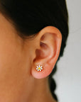 Blush Daisy Earrings by Pip Pop Post