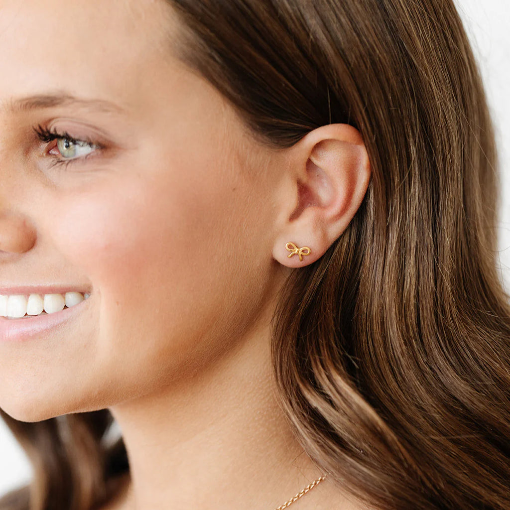 Bow Earrings by Pip Pop Post