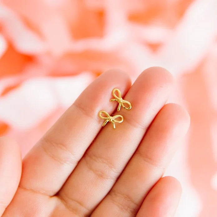 Bow Earrings by Pip Pop Post