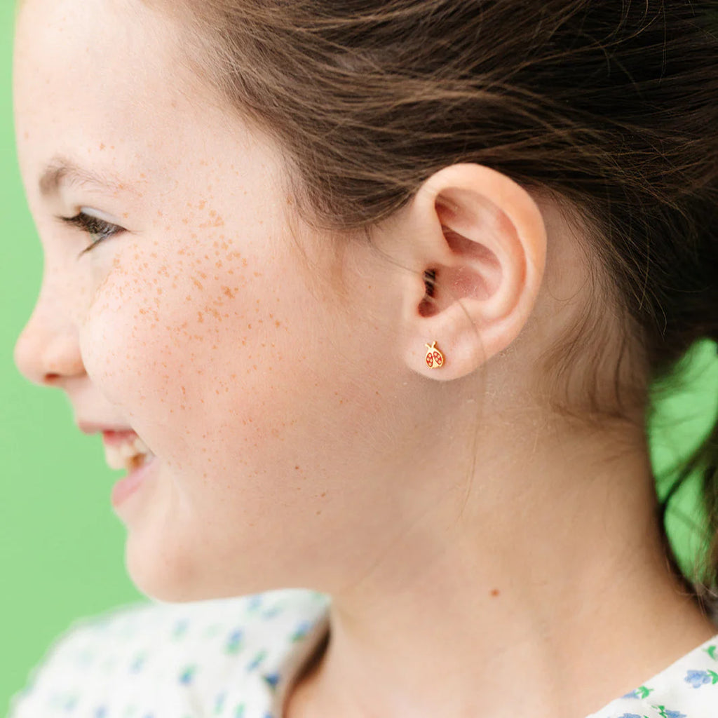 Ladybug Earrings by Pip Pop Post