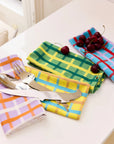 Woven Plaid Napkins by Dusen Dusen