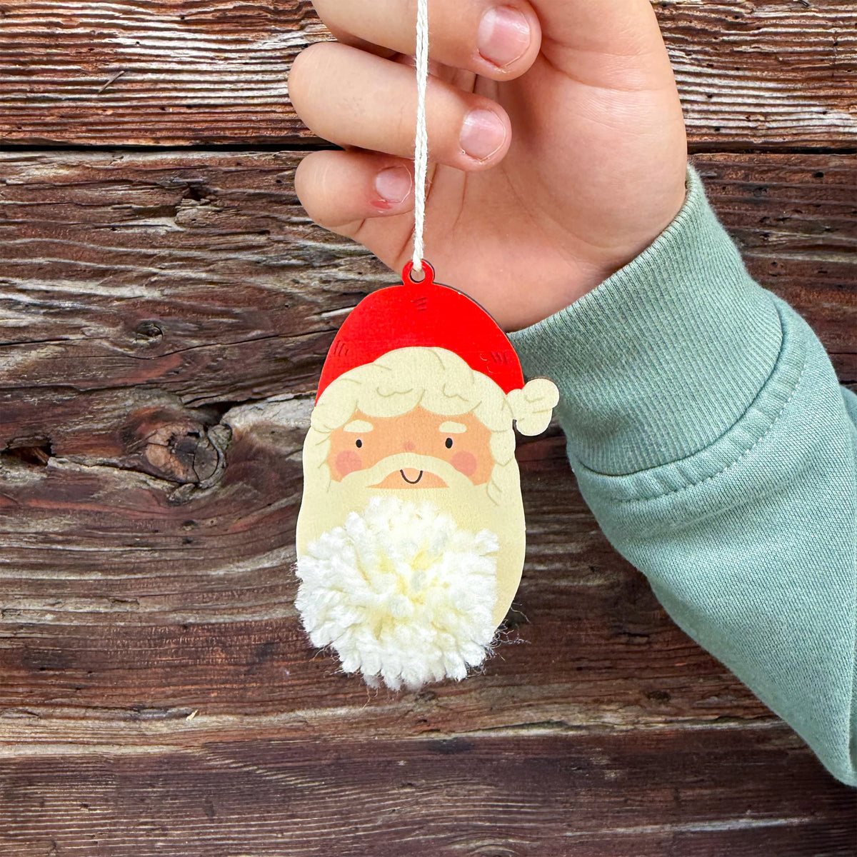 Pom Pom Santa Decoration Kit
