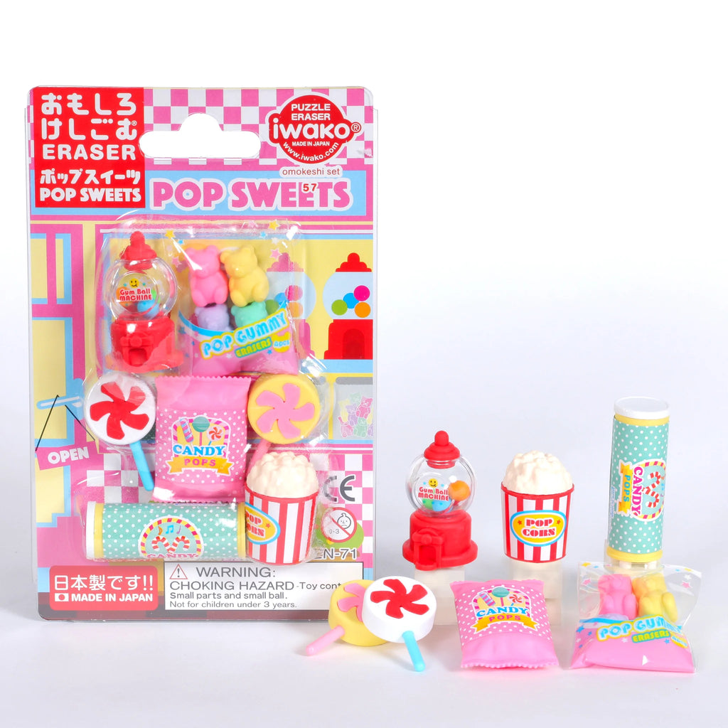Candy Sweets Eraser Set by Iwako