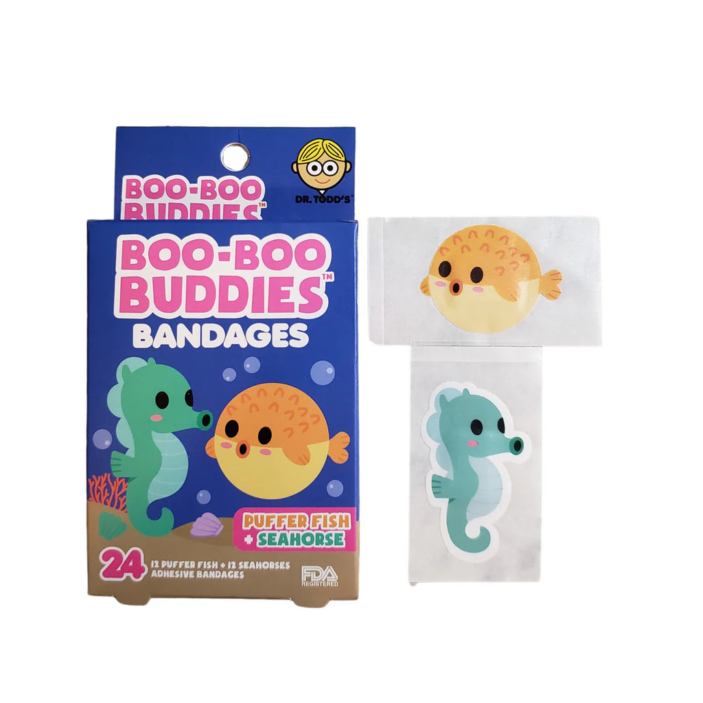 Puffer Fish and Seahorse Bandages by Boo-Boo Buddies