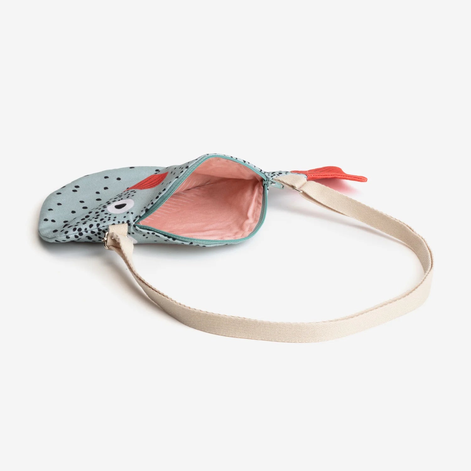 Aqua Pufferfish Bag - Small