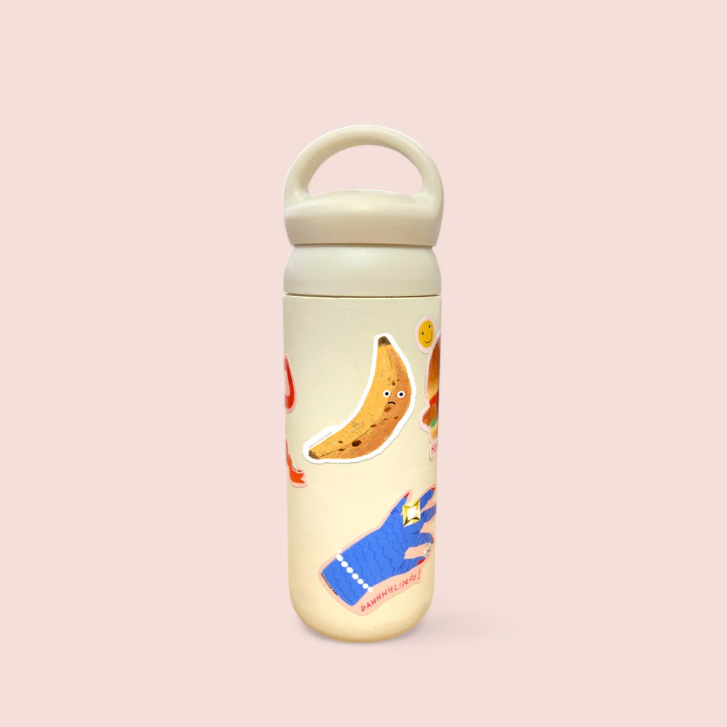 Sad Banana Die Cut Sticker by Carolyn Suzuki