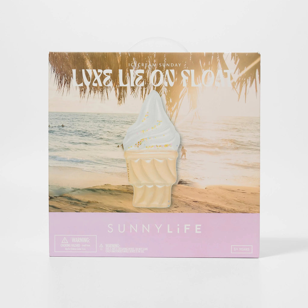 Luxe Lie-On Float Ice Cream Sunday by SUNNYLiFE