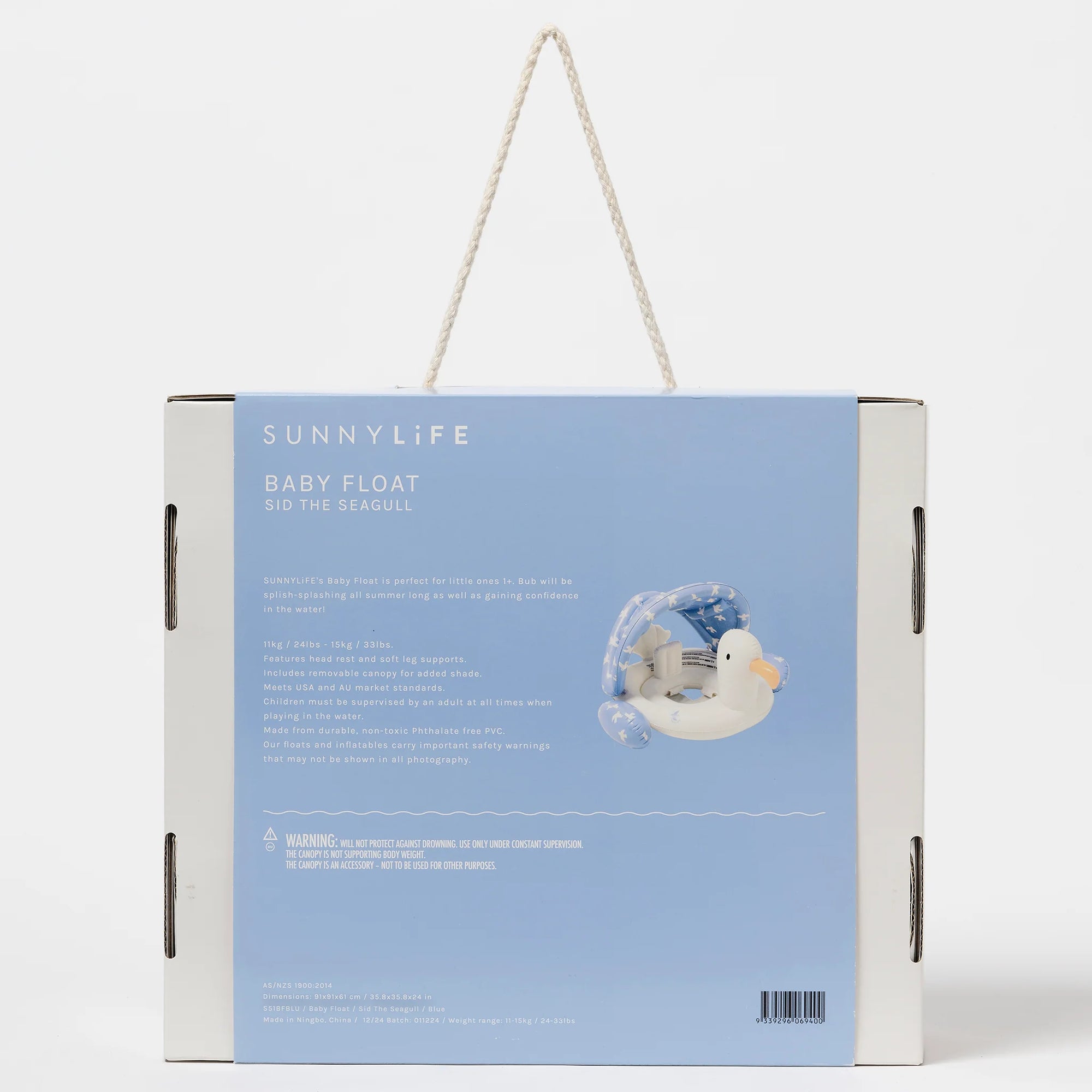 SALE Baby Float Sid the Seagull by SUNNYLiFE