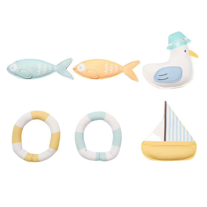 SALE Dive Buddies Sid the Seagull Multi Set of 6 by SUNNYLiFE