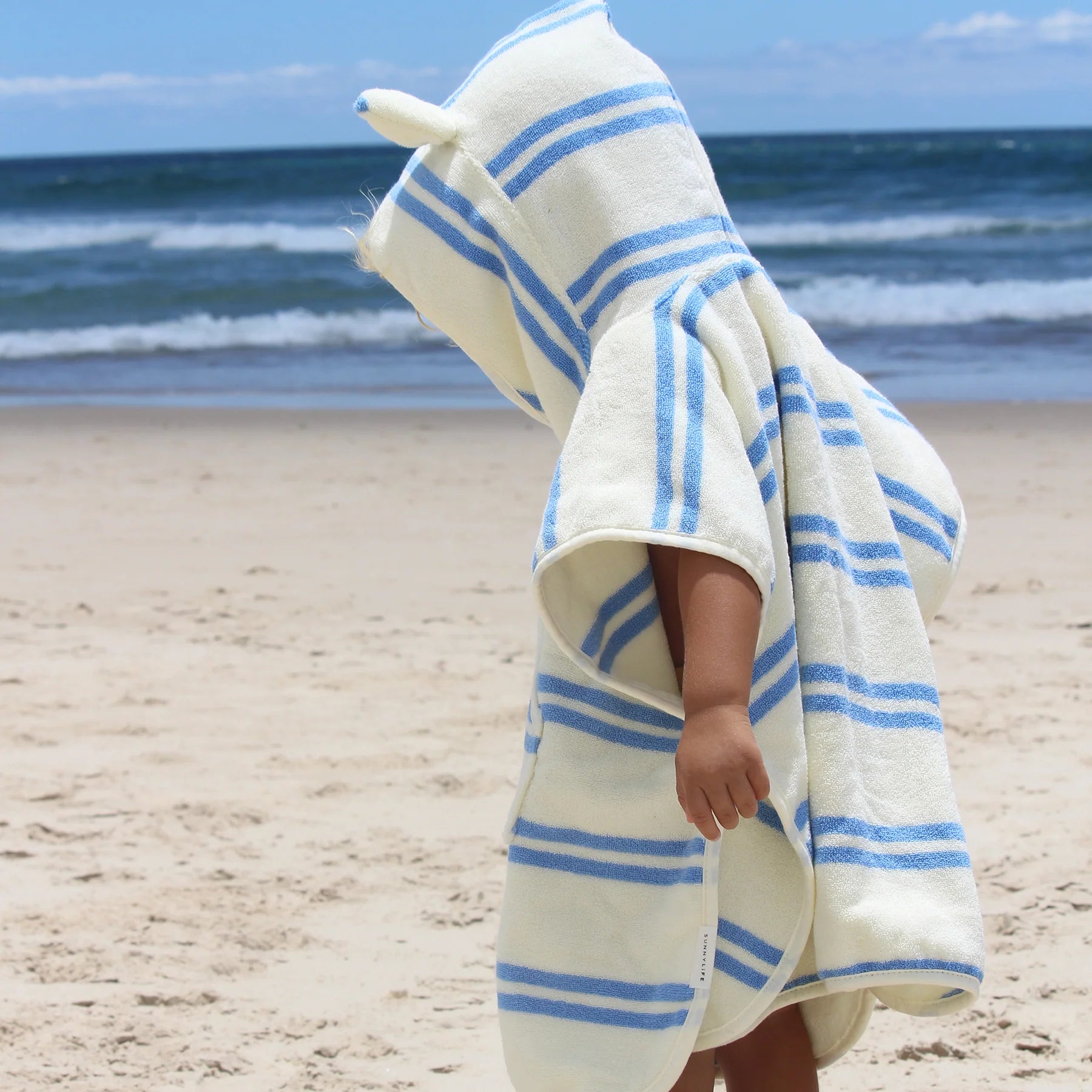 Kids Hooded Towel - Sid the Seagull