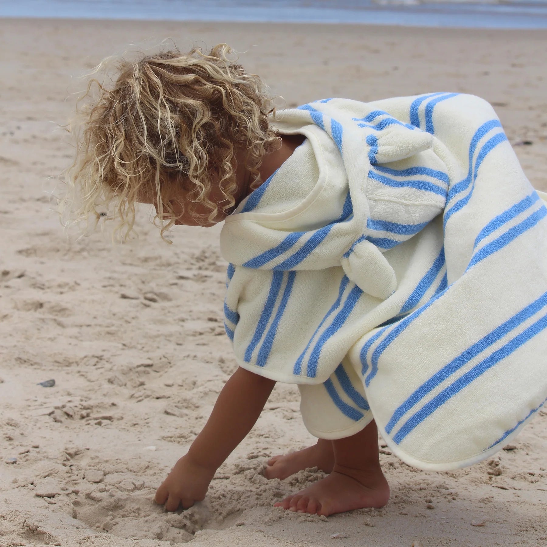 Kids Hooded Towel - Sid the Seagull