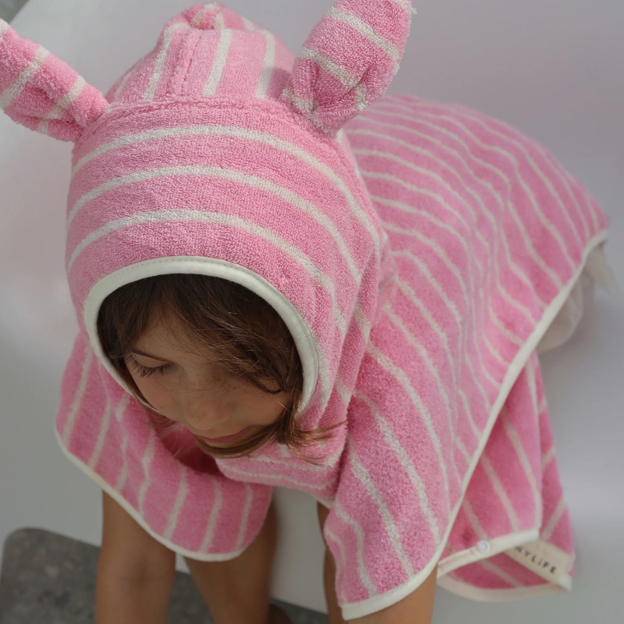 Kids Hooded Towel - Cotton Candy