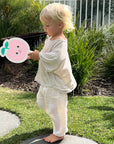 Poppy the Peach Kids Velcro Beach Bats