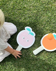 Poppy the Peach Kids Velcro Beach Bats